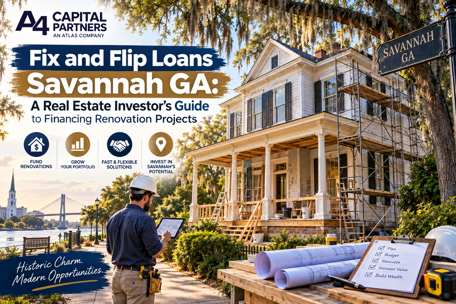 Fix and Flip Loans Savannah : A Real Estate Investor’s Guide to Financing Renovation Projects