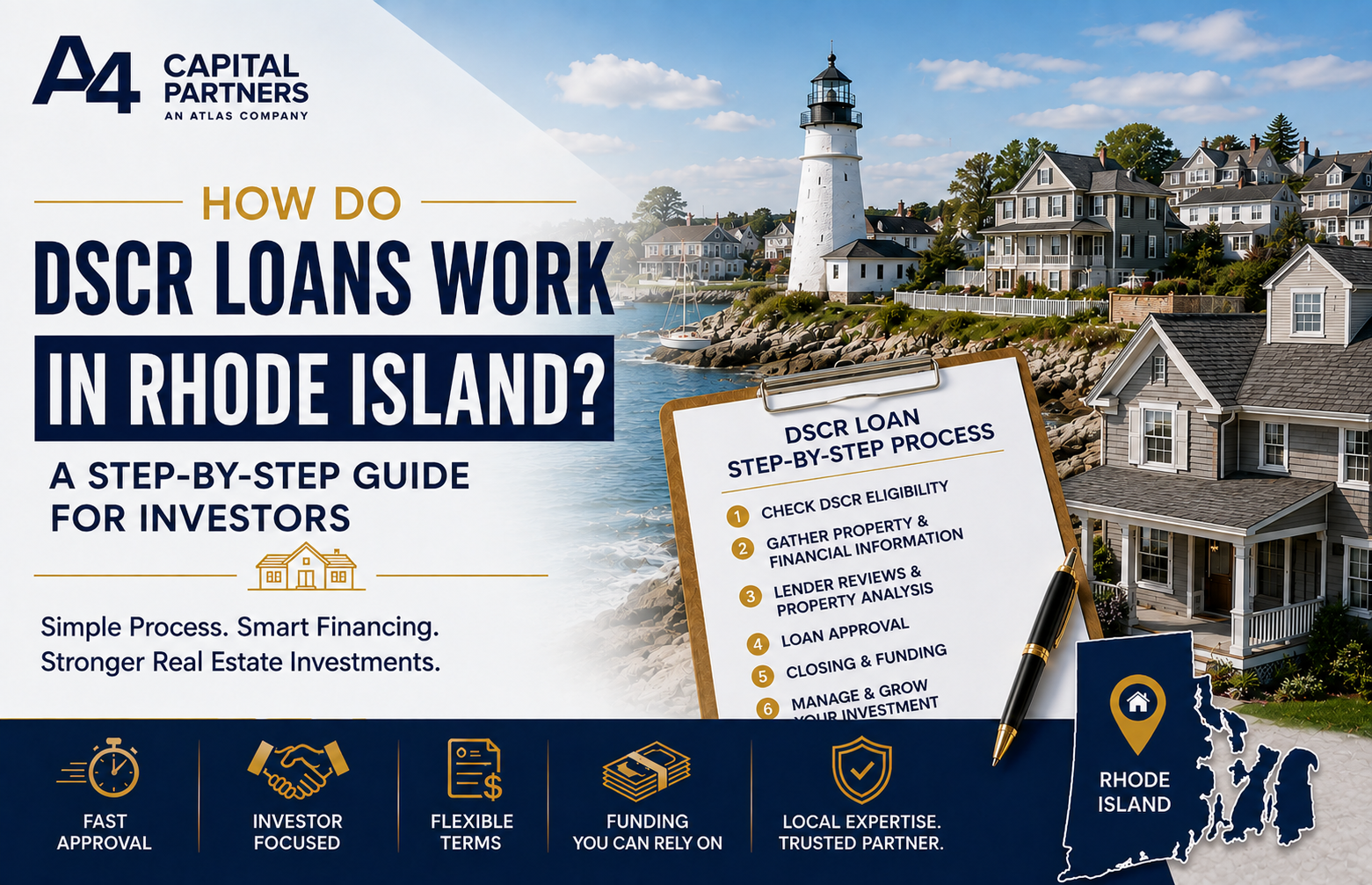 How Do DSCR Loans Work in Rhode Island? A Step-by-Step Guide for Investors