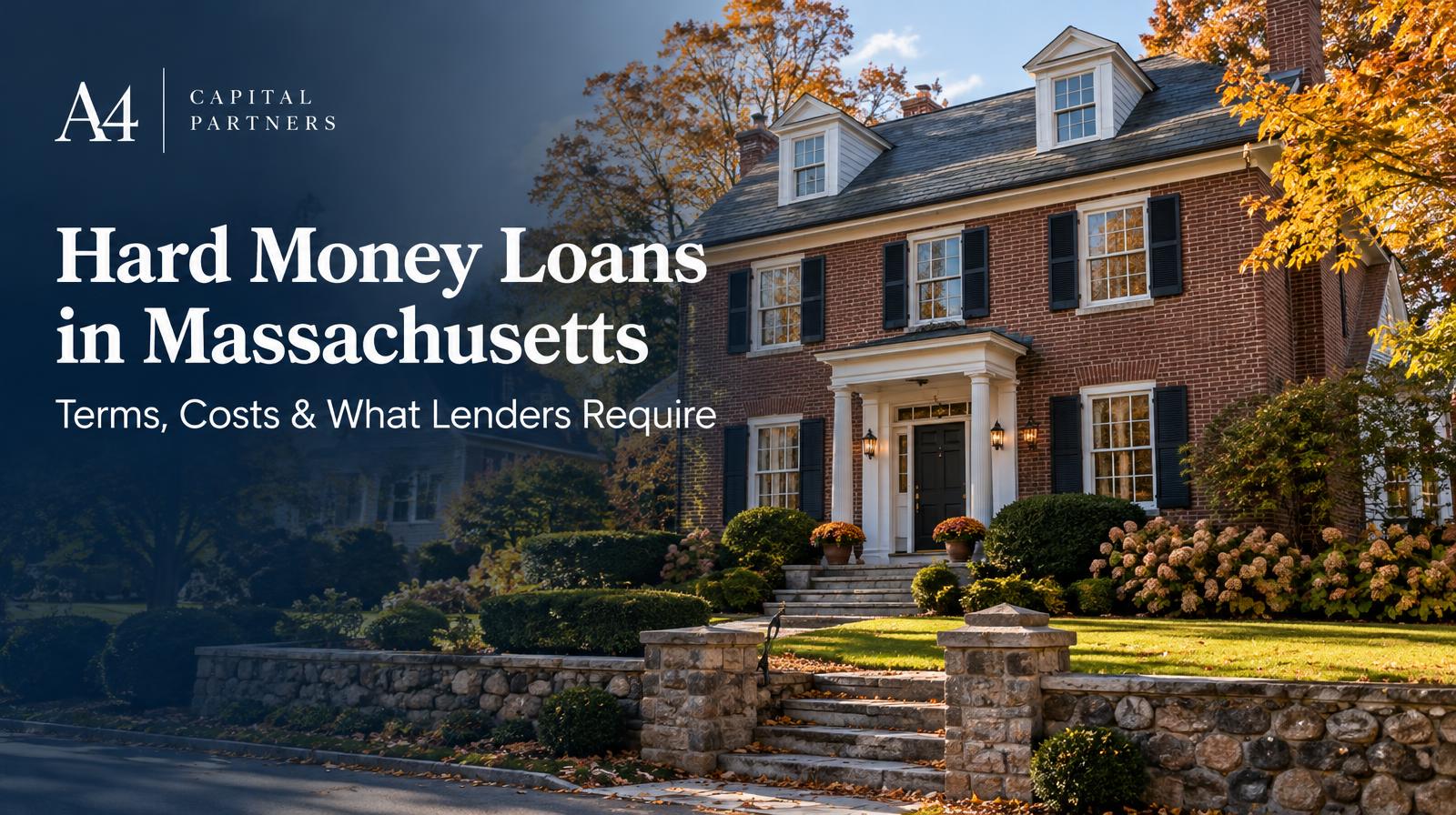 Hard Money Loans in Massachusetts: Terms, Costs & What Lenders Require