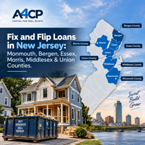 Fix and Flip Loans in New Jersey - Monmouth, Bergen, Essex, Morris, Middlesex & Union Counties