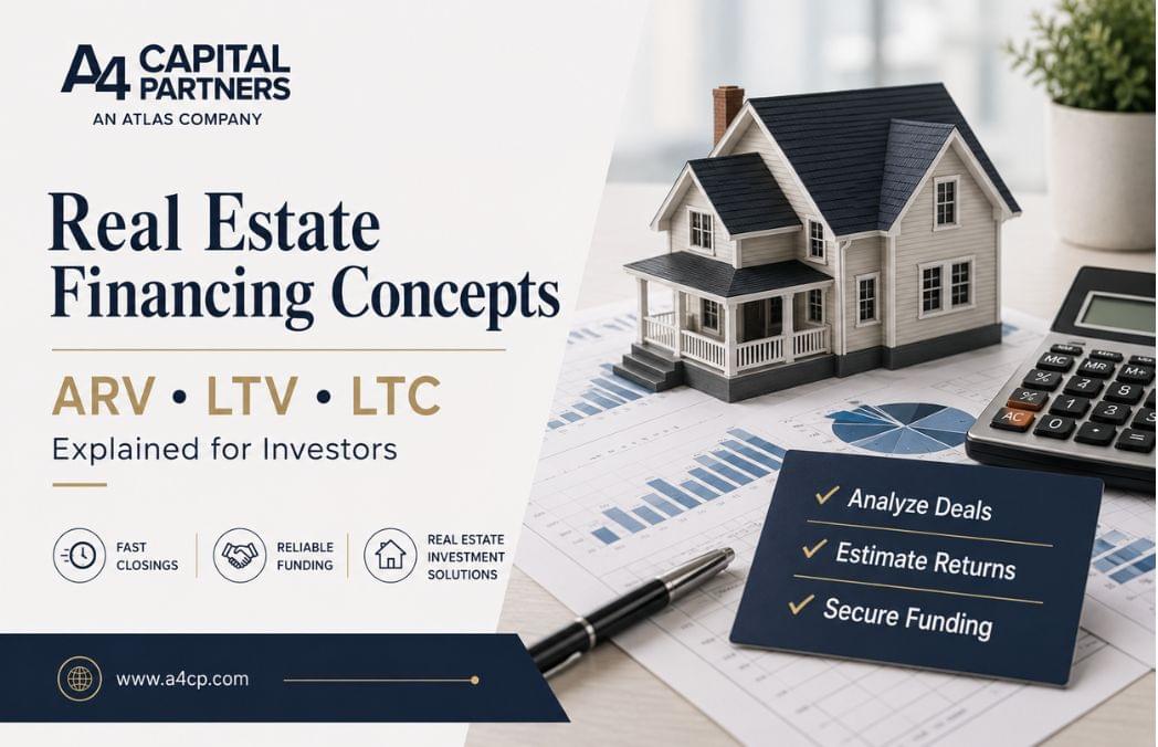 Real Estate Financing Concepts-ARV-LTV-LTC